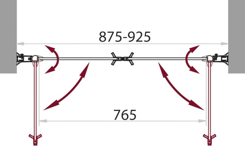 Душевая дверь в нишу BelBagno Sela B 2 90 C Cr SELA-B-2-90-C-Cr - 2