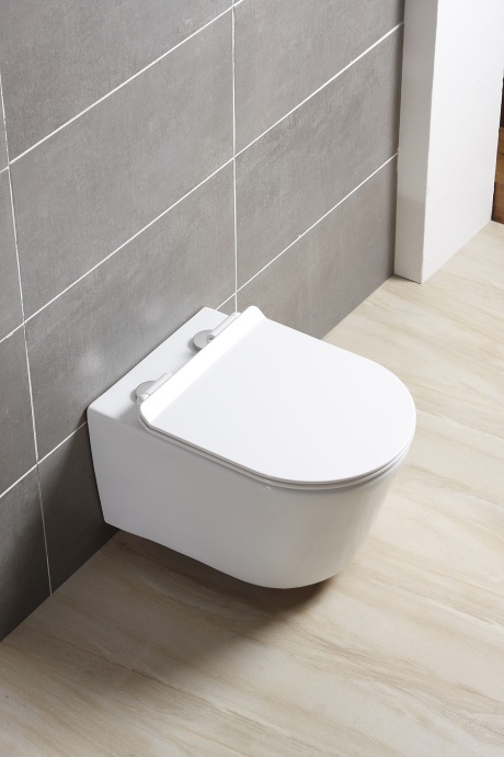 Комплект унитаз с инсталляцией Set AQUATEK ОБЕРОН с тонким сиденьем soft-close - 2