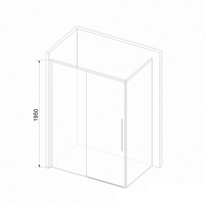Душевой уголок RGW Stilvoll SV-42-1B 140x80 профиль черный стекло прозрачное 323242148-014 - 2