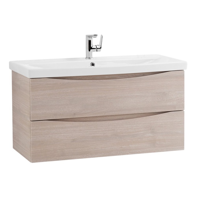 Тумба с раковиной Belbagno Marino-Cer 80 светлое дерево - 1
