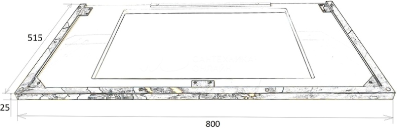 Подстолье Armadi Art Lucido 80 золото 771-080-G - 2