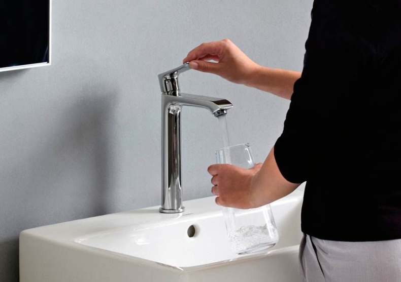 Смеситель Hansgrohe Metris 31183000 для раковины - 6