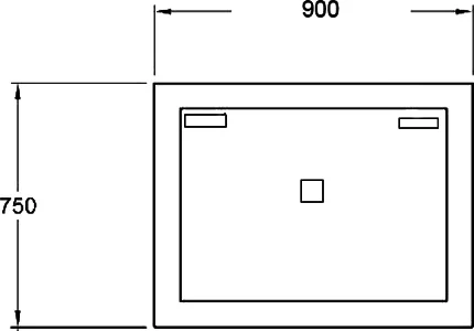 Зеркало Sanvit Матрикс 90 с подсветкой zmatrix90 - 1