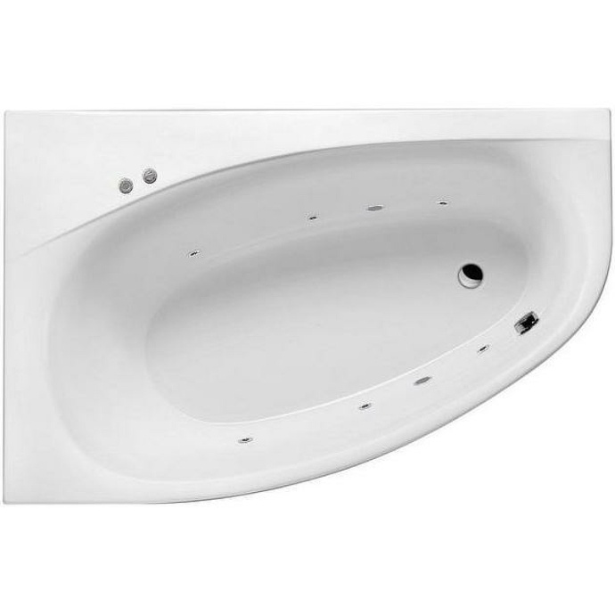 Акриловая ванна Excellent Kameleon 170x110 белая левая с гидромассажем WAEX.KML17.SOFT.CR - 0