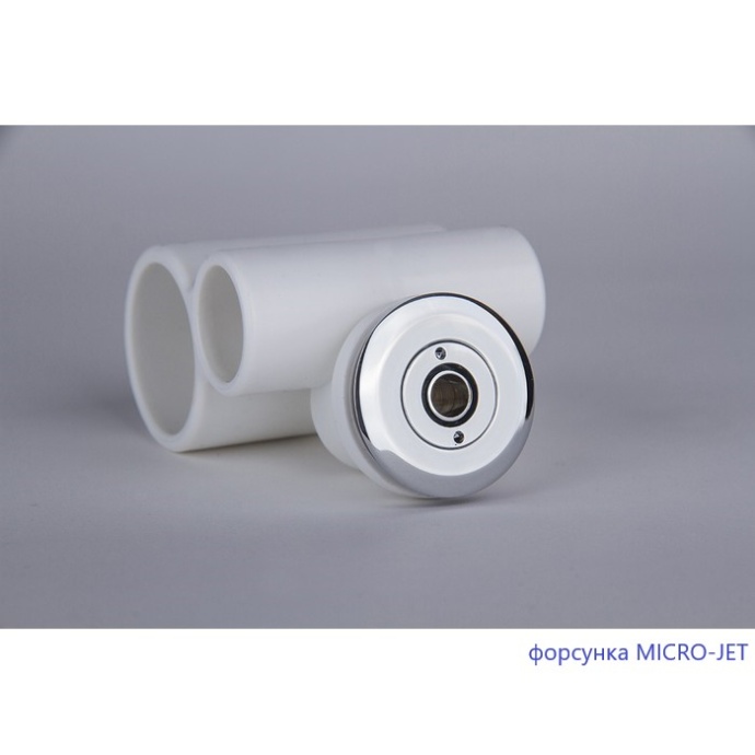 Ванна акриловая Excellent Crown Lux Smart 190х120 с гидромассажем белый - хром WAEX.CRO19.SMART.CR - 2