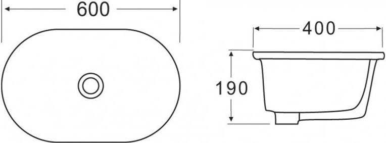 Раковина BelBagno BB1004 - 1