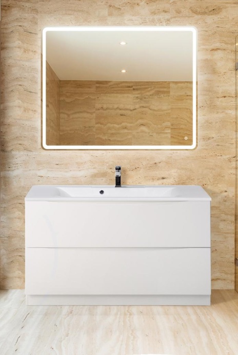 Тумба с раковиной BelBagno Marino 100 белый - 8