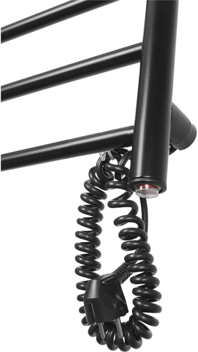 Полотенцесушитель электрический Domoterm Классик DMT 109-4 50x50 ЧРН EK R - 2
