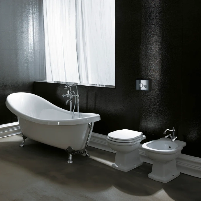 Биде напольное BelBagno Boheme белый  BB115B - 4