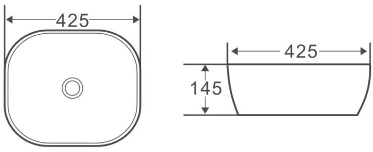 Рукомойник BelBagno BB1301 накладной - 2