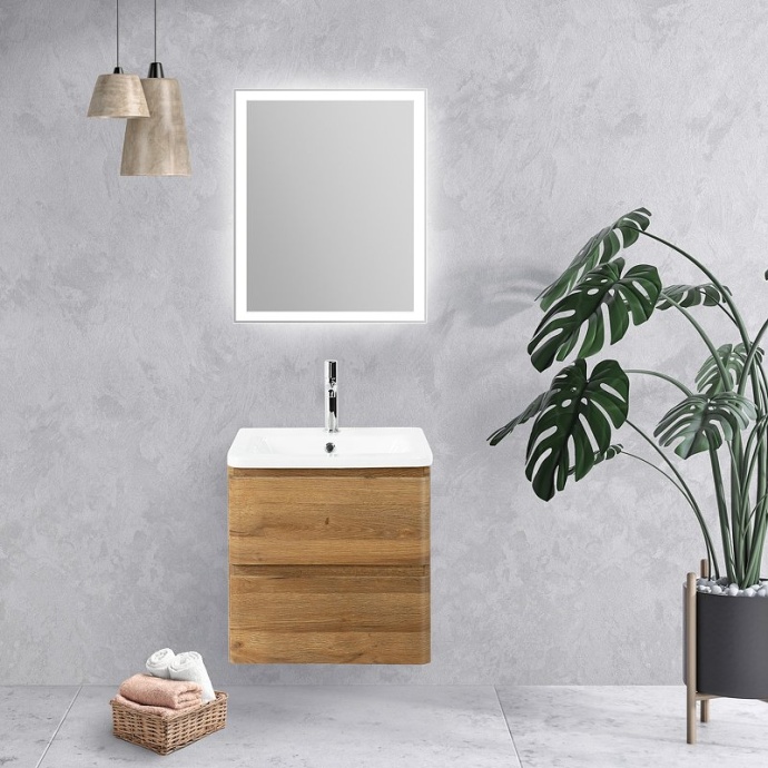 Тумба под раковину BelBagno 50 светлое дерево ALBANO-CER-500-2C-SO-RR - 7