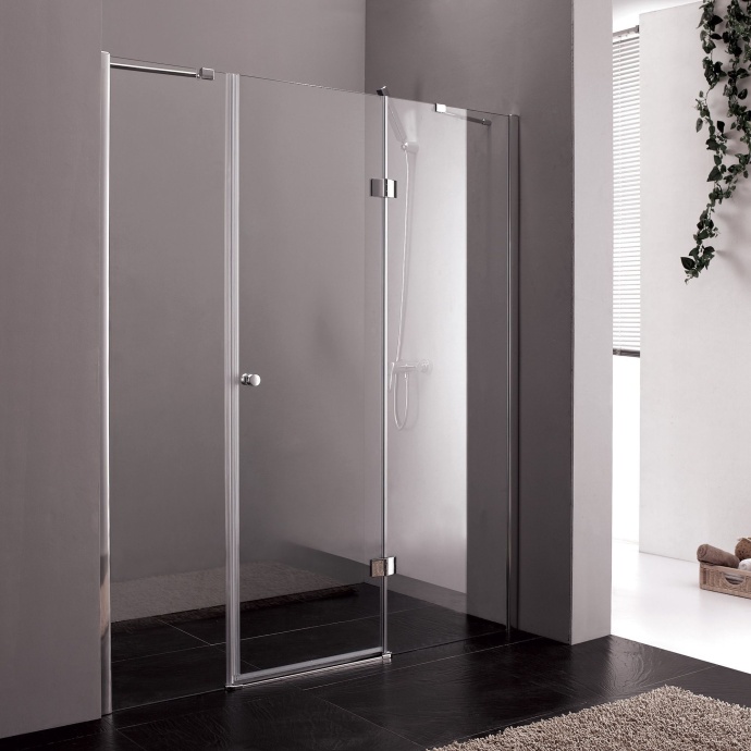 Душевая дверь Cezares Verona 160 хром стекло рифленое VERONA-W-B-13-60+60/40-P-Cr-R - 0