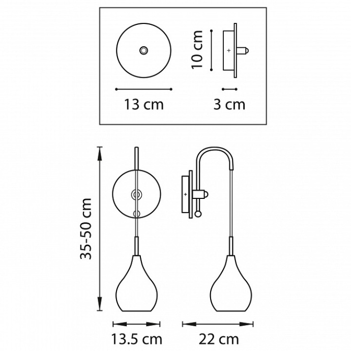 Бра Lightstar Pentola 803533 - 2