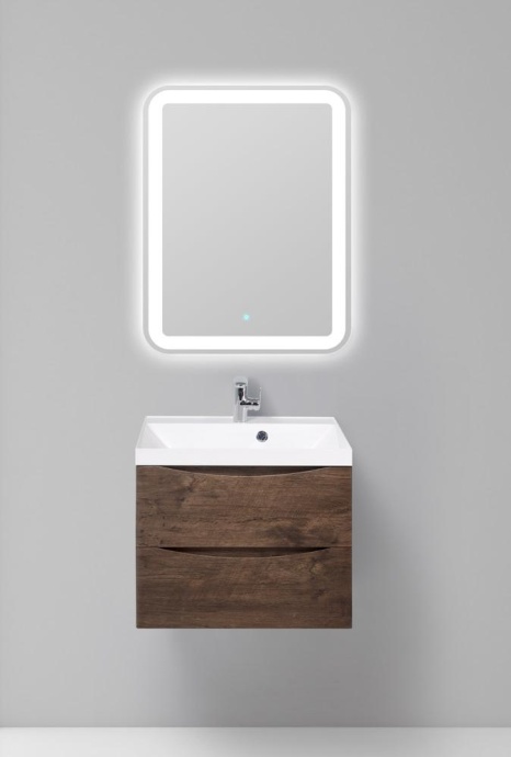 Тумба с раковиной Belbagno Marino 70 темное дерево  - 9