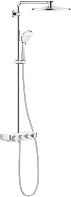 Душевая стойка Grohe Euphoria SmartControl 310 Duo 26507LS0 белая луна, с термостатом - 0