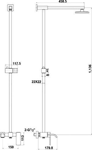 Душевая стойка Timo Selene SelenaSX-1013z SX-1013/00z - 4