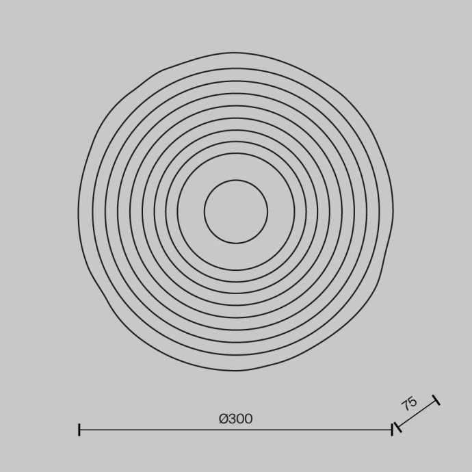 Настенный светодиодный светильник Maytoni Sparkle MOD343WL-L5BS3K1 - 5