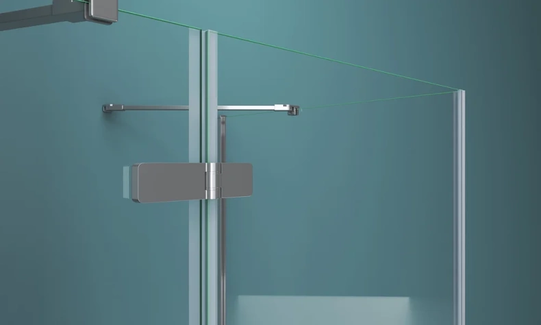 Душевой уголок BelBagno Kraft 120х80 хром  KRAFT-AH-12-120/80-C-Cr-R - 2