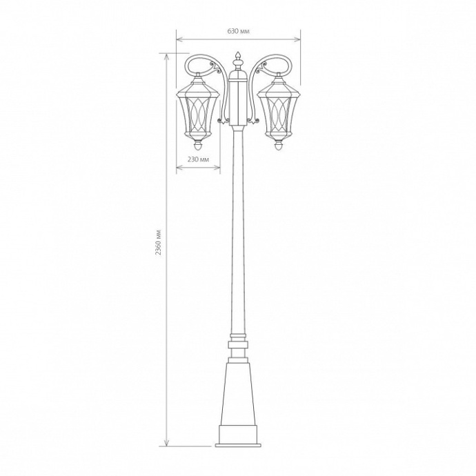 Фонарный столб Elektrostandard Virgo a031925 - 3