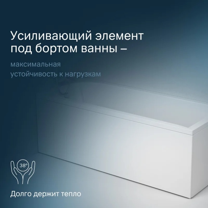 Акриловая ванна AM.PM Spirit V2.0 W72A-180-080W-A2 180x80 см, пристенная, белая - 6
