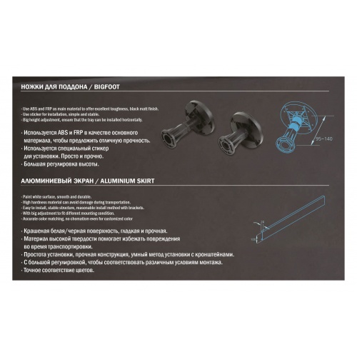 Экран для поддона Weltwasser WW SKS12090-WT 120х90 белый  10000004399 - 1