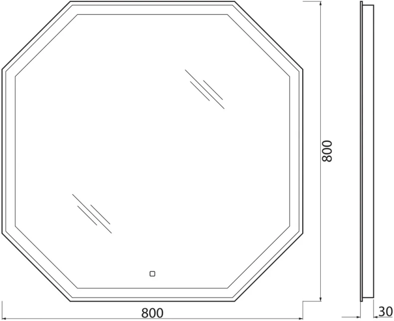 Комплект мебели BelBagno Kraft 39 80 серый - 12