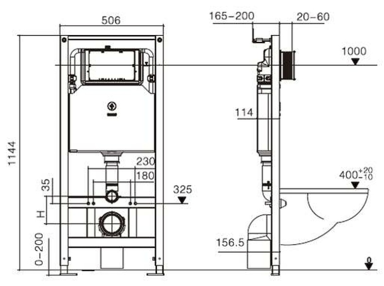 Комплект Weltwasser AMBERG 506 + SALZBACH 041 MT-GR + AMBERG RD-WT  10000011111 - 4