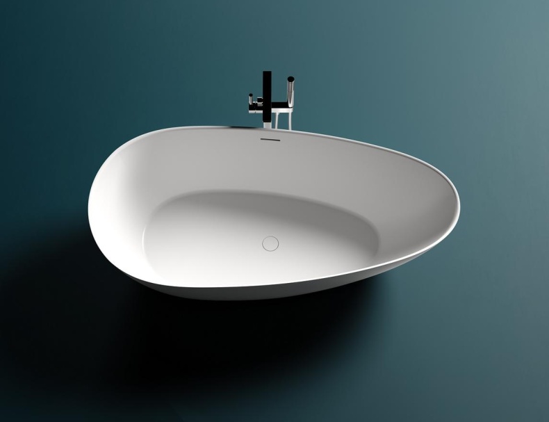 Ванна из искусственного камня Salini Paola 160x77 101511SM S-Stone, матовый - 1