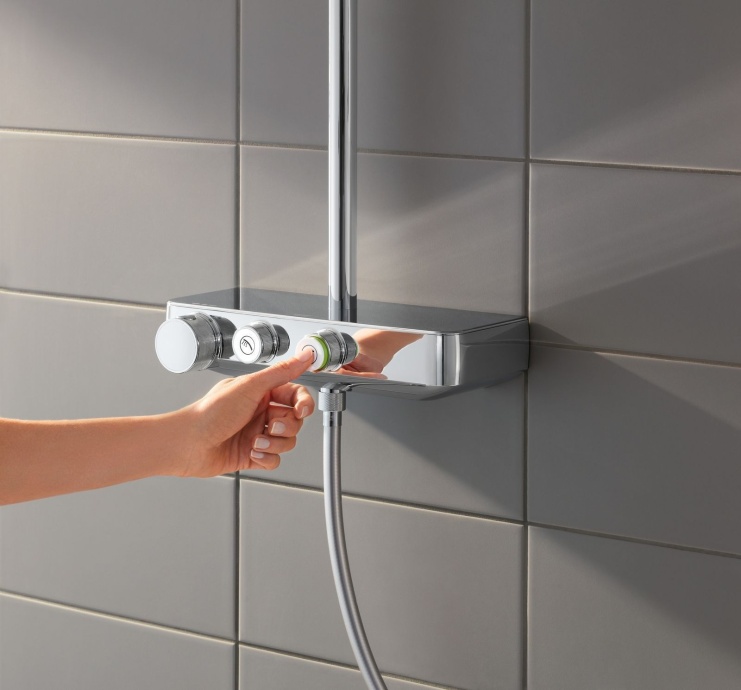 Душевая стойка Grohe Euphoria SmartControl 260 Mono 26509000 с термостатом - 6