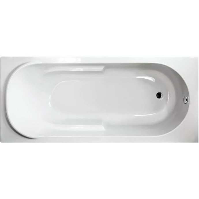 Акриловая ванна Berges Lumbo 170х75 с каркасом белая 050006 - 0
