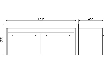 Мебель для ванной Comforty Твикс 120 П сосна лоредо - 3