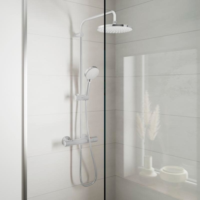 Душевая стойка Hansgrohe Vernis Blend 26276000 Showerpipe 200 1jet с термостатом, хром - 1