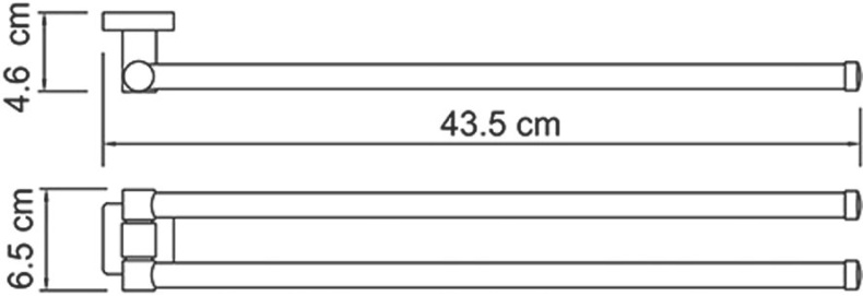 Полотенцедержатель Wasserkraft Lippe K-6531 - 4