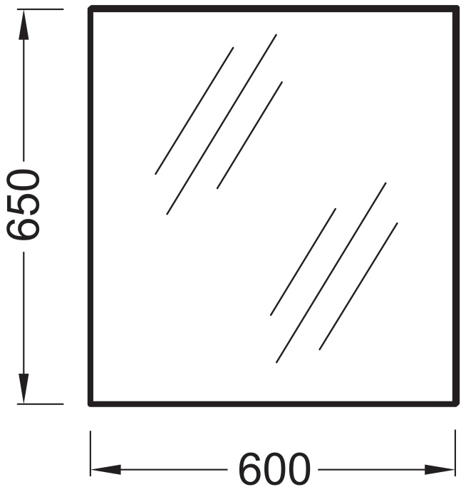 Зеркало Jacob Delafon Ola EB1080-RU 60 см - 3