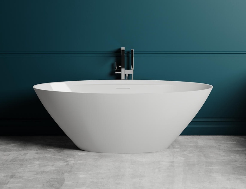 Ванна из искусственного камня Salini Diva 178x85 102221M S-Stone, матовый - 1