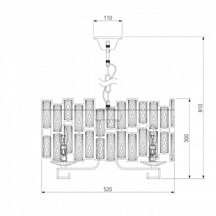 Подвесной светильник Bogate's Frammenti 352/5 Strotskis Smart - 3