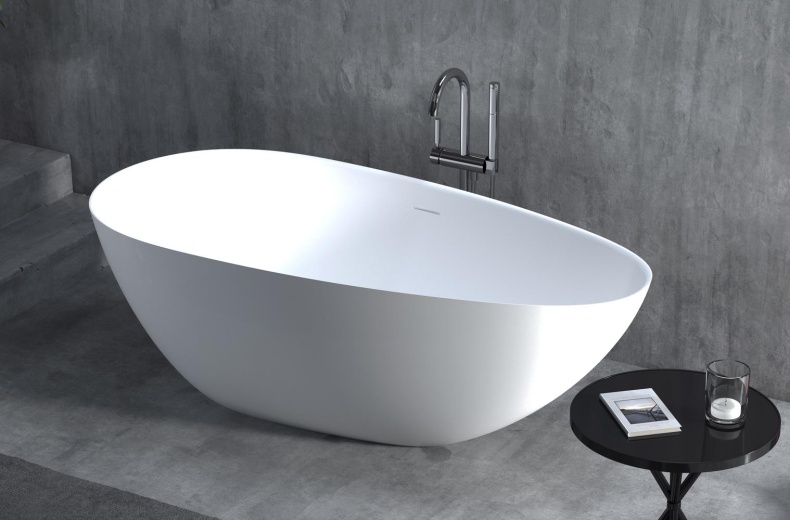 Ванна из искусственного камня Salini Paola 172x83 101612SMRH S-Stone, матовый, RAL снаружи - 4