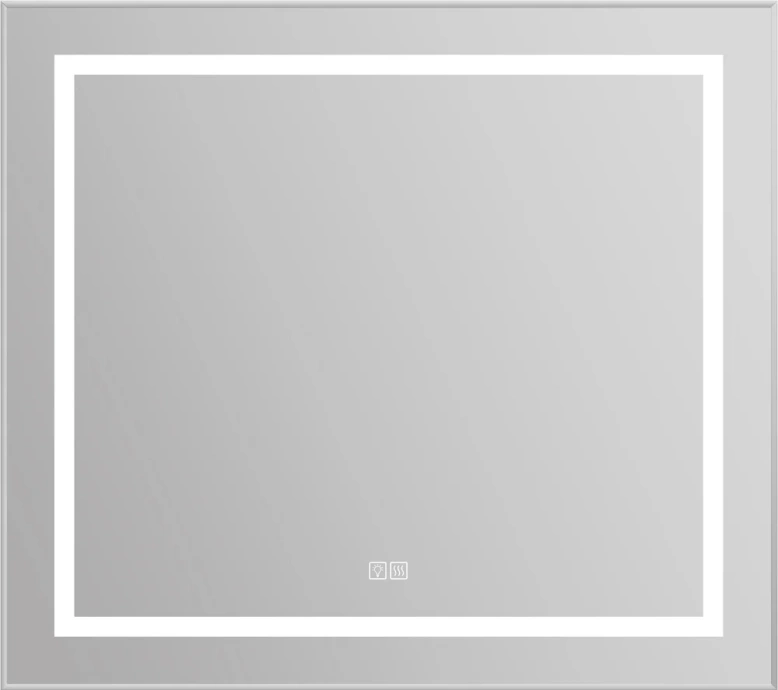 Зеркало BelBagno Kraft  88.5х78.5 с подсветкой, подогревом, хром  SPC-KRAFT-885-785-TCH-WARM - 0