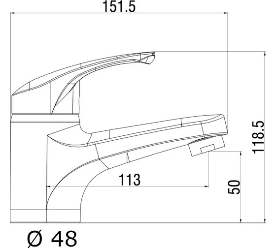 Смеситель для раковины Orange One Life One Life P01-021cr - 2