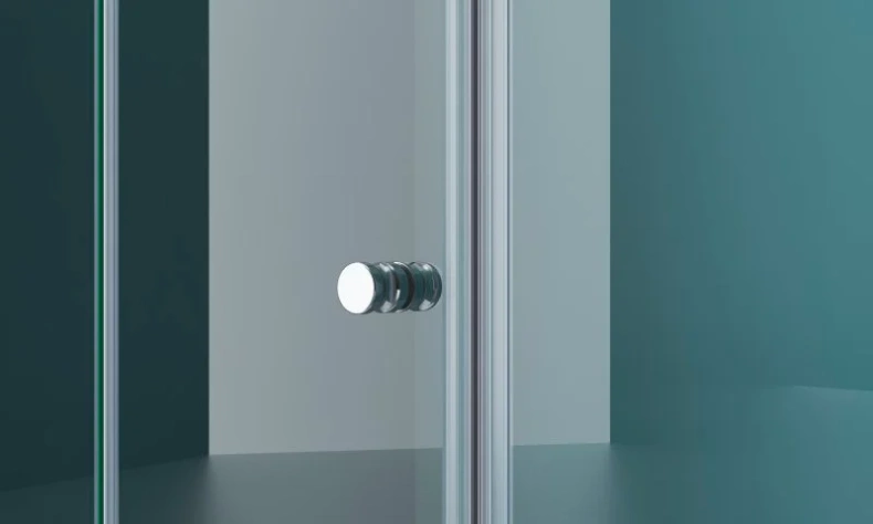 Душевая дверь BelBagno Albano 140(60+80)х195 профиль хром стекло прозрачное ALBANO-BS-13-60+80-C-Cr - 4