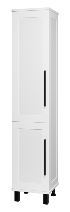 Шкаф - пенал Misty Модерн 35 с бельевой корзиной универсальный левый П-Мод05035-011Л - 3