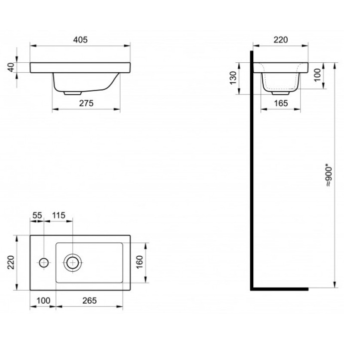 Раковина АСБ-Мебель Santek Миранда 40 белый 24545 - 4
