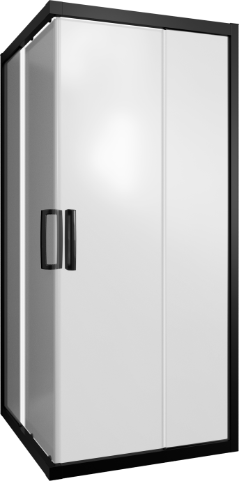 Душевой уголок STWORKI Дублин DE019SC9090200 90x90 см профиль черный матовый, стекло матовое 3GW106TTKK000 - 4