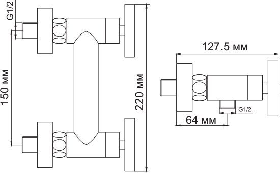 Смеситель Wasserkraft Weser 7802 для душа - 9