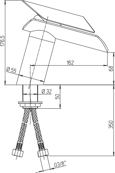 Смеситель для раковины Paini Morgana 73OP205LH золото PVD - 2