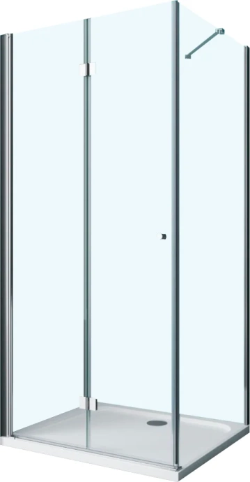 Душевой уголок BelBagno Albano 70х80 профиль хром стекло прозрачное ALBANO-ASH-1-70/80-C-Cr - 0