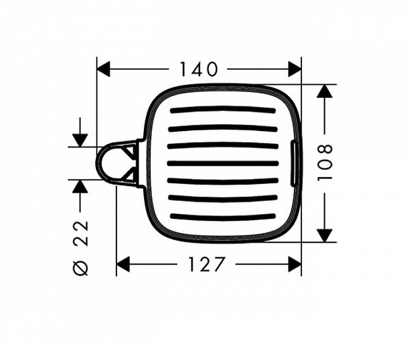 Мыльница Hansgrohe   26519000 - 1