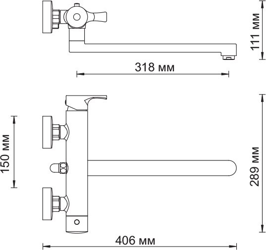 Смеситель Wasserkraft Berkel 4802L универсальный - 14