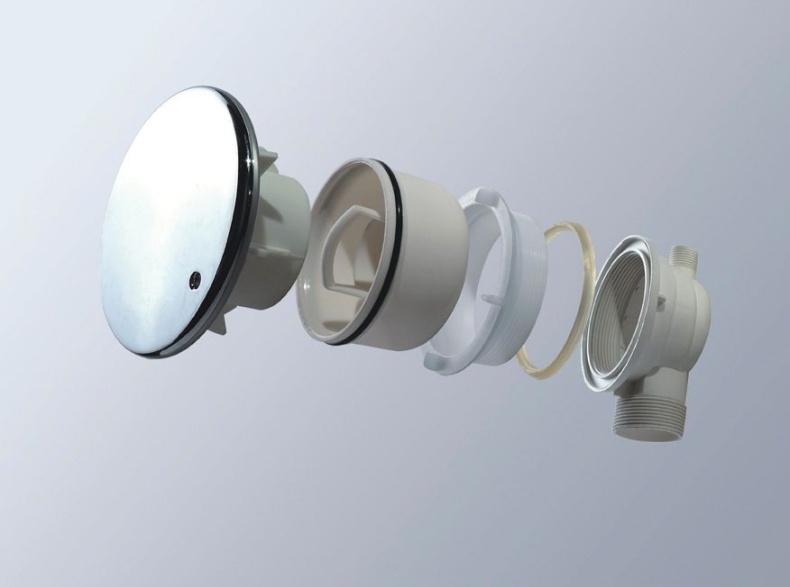 Поддон для душа Cezares Tray 90 см пятиугольный, акриловый TRAY-A-P-90-15-W - 2