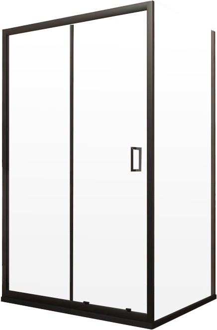 Душевой уголок Veconi Rovigo RV-046B 130x120, черный - 1